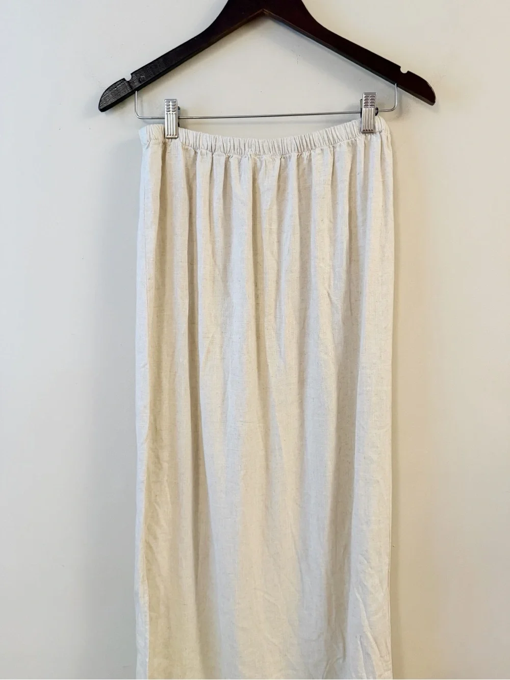 Song of Style by Aimee Song Revolve Linen Blend Midi Skirt Size Small